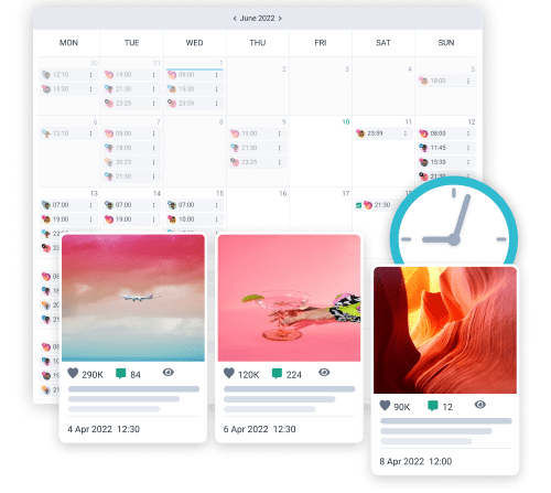 Posting time scheduling
