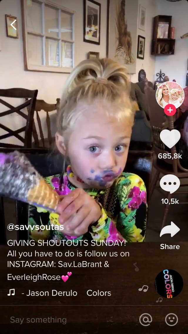 her daughter Everley