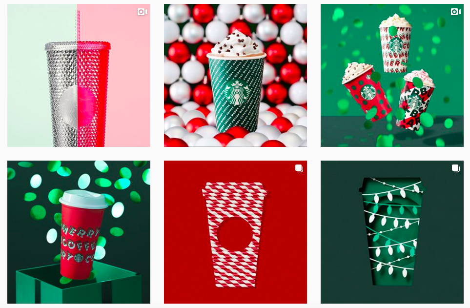 профиль Starbucks в Инстаграм