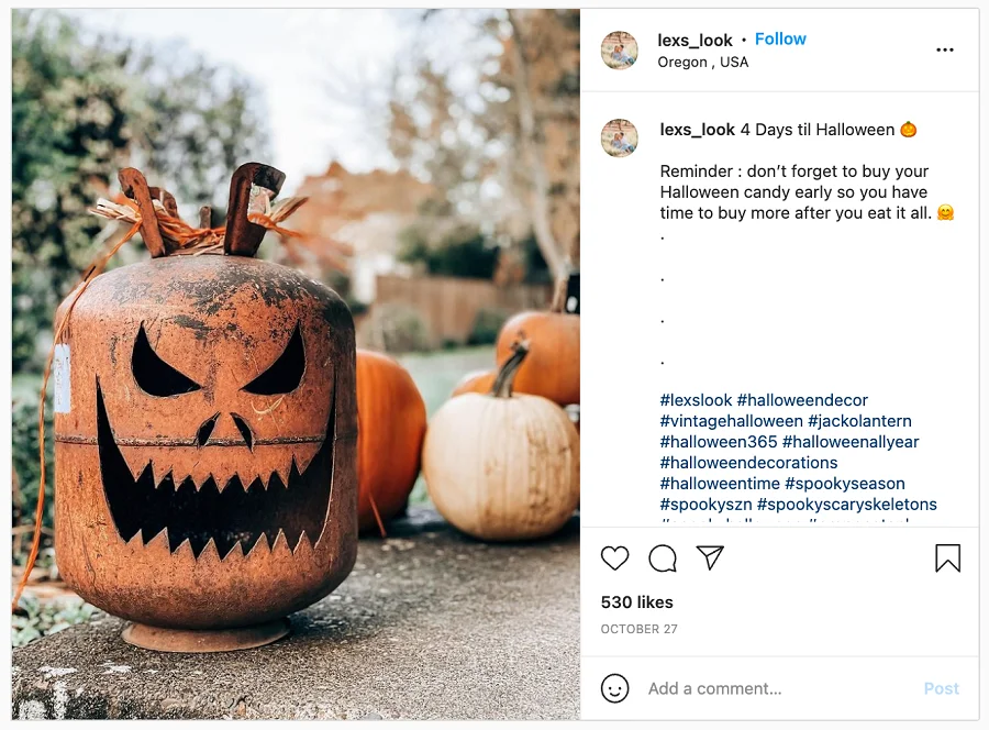 Halloween Instagram 