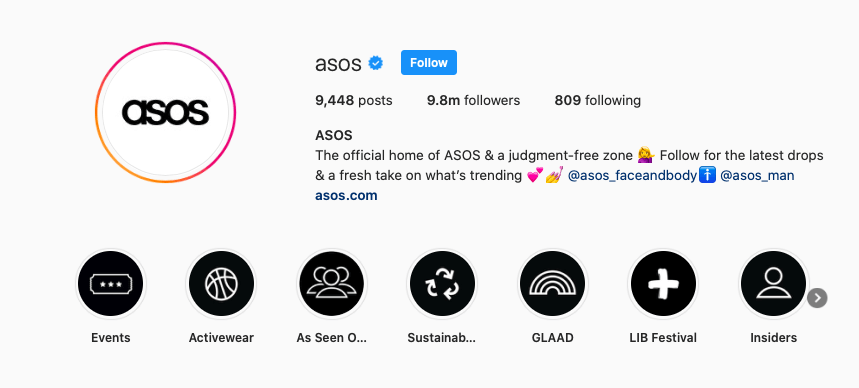 corporate style Asos