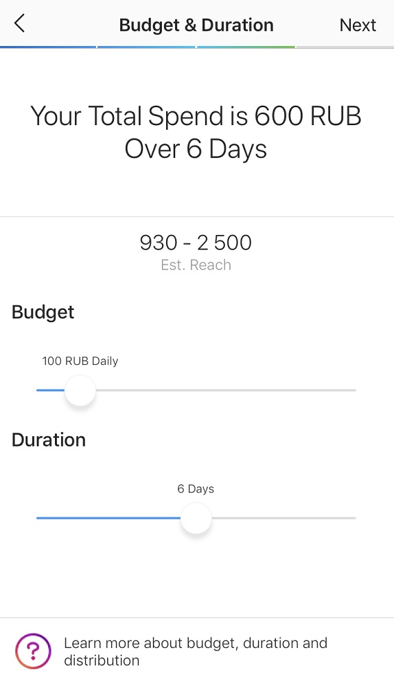 budget and duration