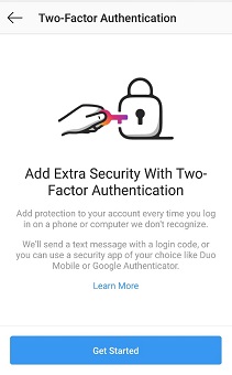 enable Two-Factor Authentication