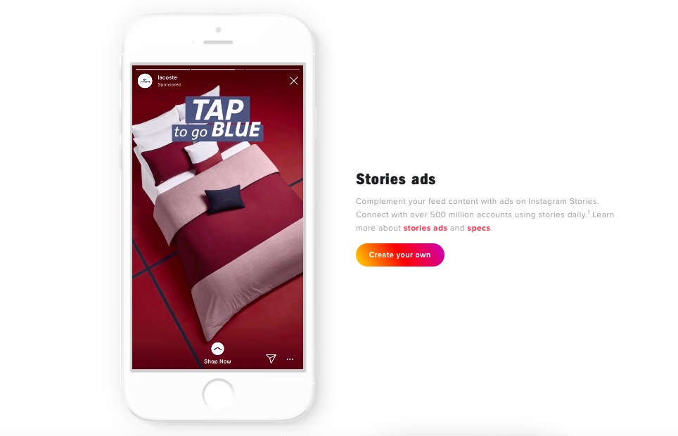 Stories ads
