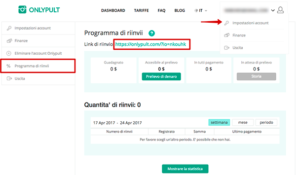 Programma di affiliazione forex